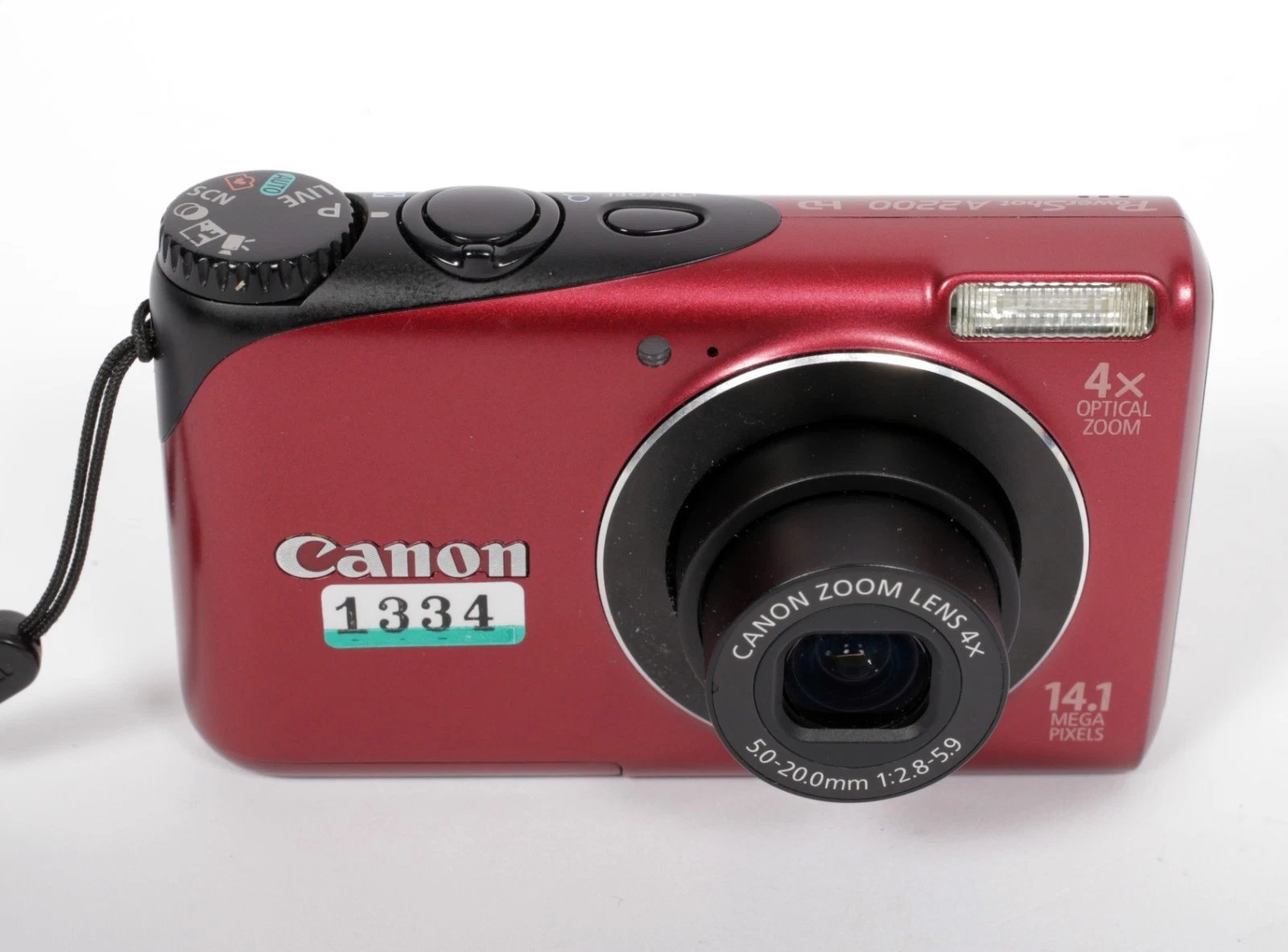 Canon PowerShot RED A2200 14.1MP Compact Digital Camera + new